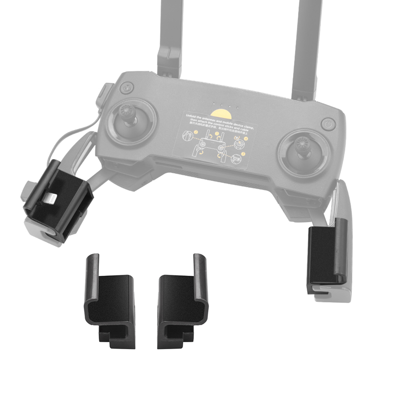 Drone Carrying Case - Zwarte Afstandsbediening Mount Telefoon Case Houder