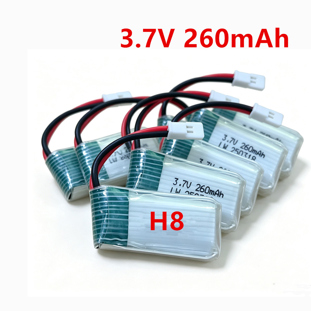 Eachine Drone E010 - 3,7V 260mAh LiPo-batterij met oplader voor