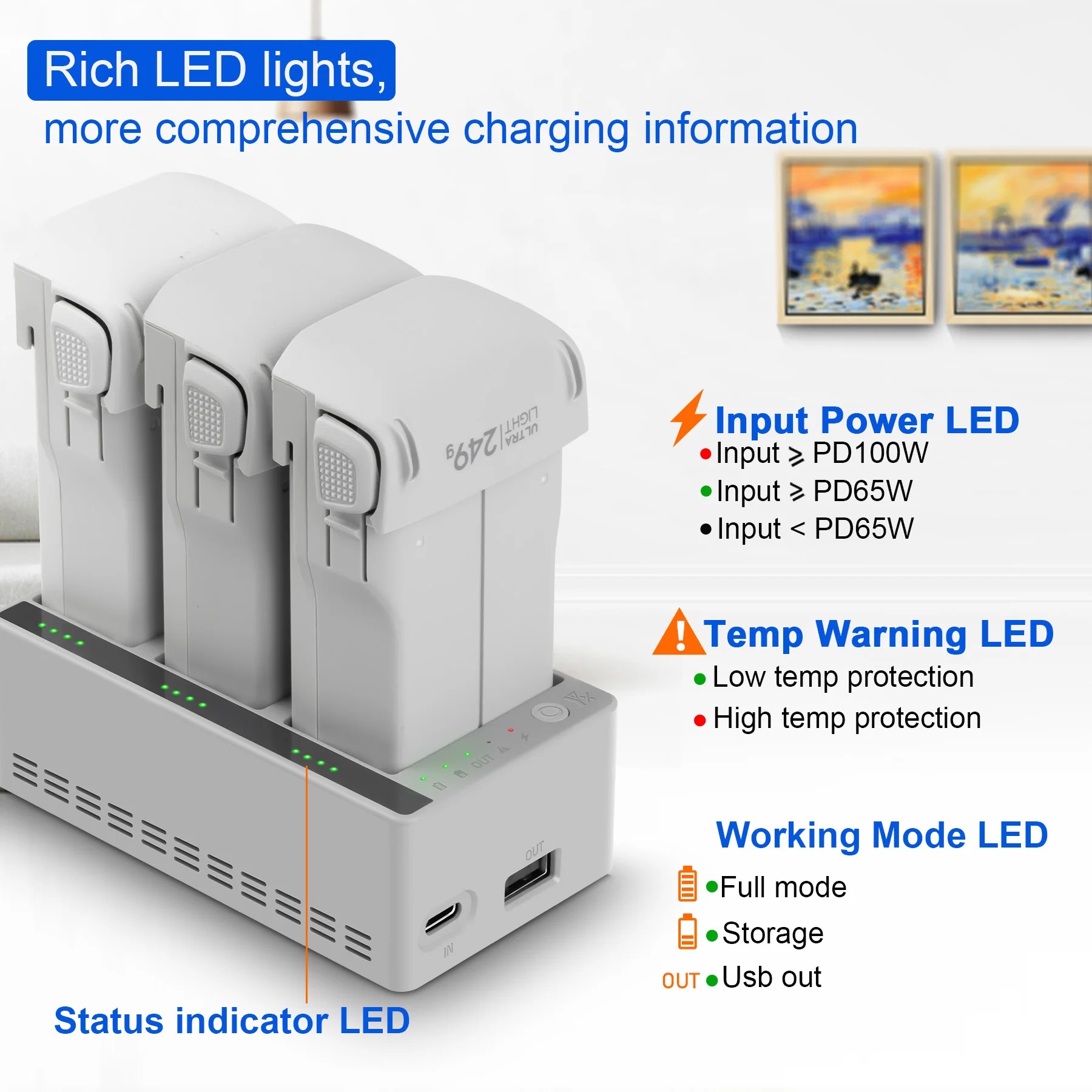 Voor DJI LITO 1/X1 Drone Batte - Drone Charging Hub recensie en prijs
