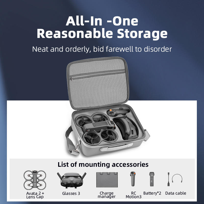 Reisdraagtas voor DJI Avata 2  - Drone Carrying Case recensie en prijs